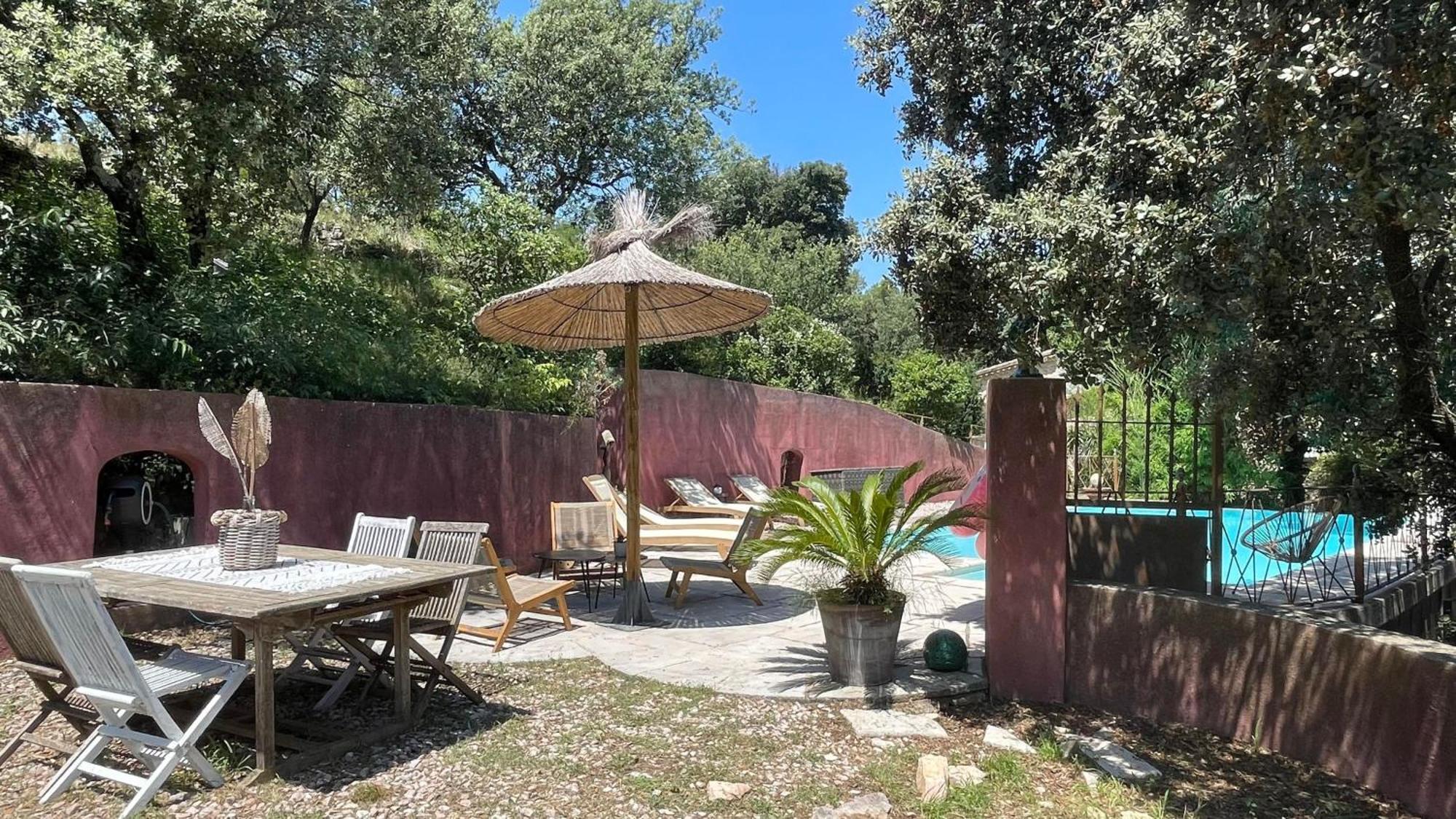 Villa Jolie Annexe Du Mas Dans Le Coeur De La Garrigue Nimoise Nimes Exterior foto